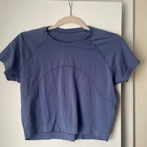 lululemon athletica Navy Short Sleeve Tee